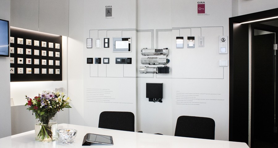 Салон розеток и выключателей Gira